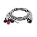 CABLE RAMAL REUSABLE DE ECG DE 5 RAMALES TIPO BROCHE IEC, 1,0M, SERIE X