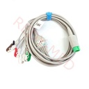 CABLE ECG, 3 HILOS, DEFIB, AHA/IEC, 3.4M, REUSABLE, SERIE IM