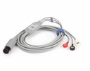 CABLE ECG, 3 HILOS, DEFIB, AHA/IEC, 3.4M, REUSABLE, SERIE X